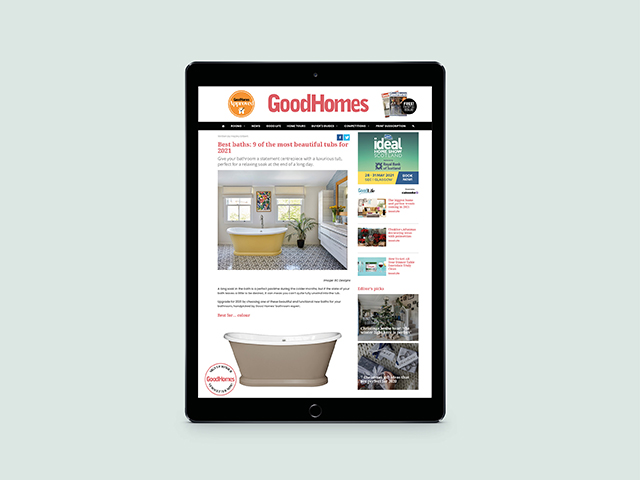 Website on smartphone | Advertise with us | Good Homes Magazine