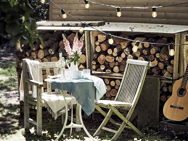 small garden ideas fairy lights, goodhomesmagazine.com