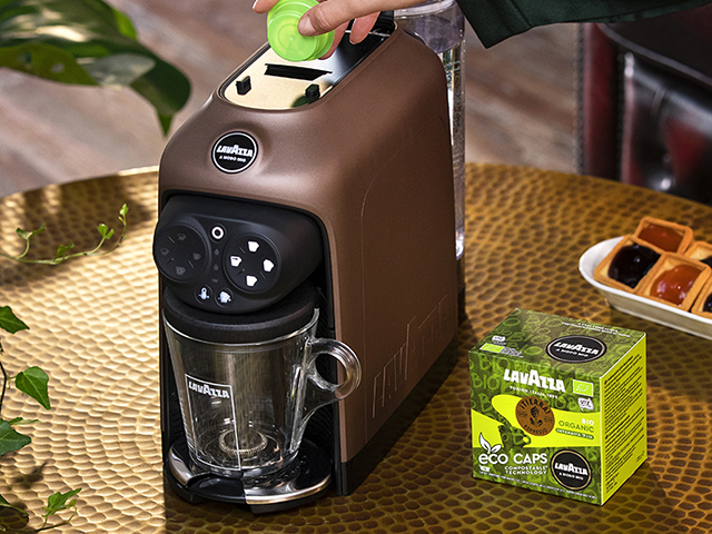 DESEA Lavazza Coffee Machine with compostable pods