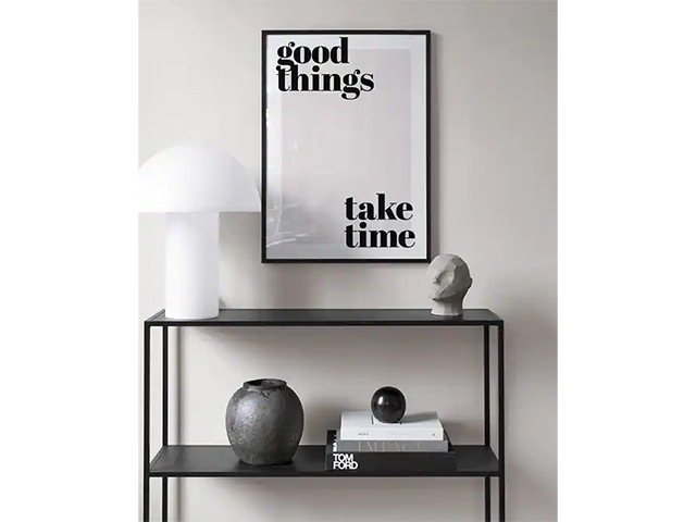 Good things take time poster | 'Love Island' influencer Molly-Mae Hague announced as Desenio ambassador | Good Homes Magazine