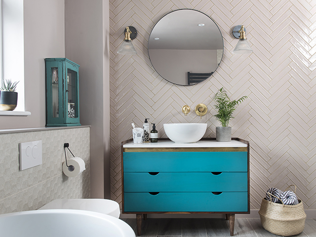 Art Deco Bathroom makeover: 'It has a hint of the Orient Express' | Image: Colin Poole | Good Homes Magazine