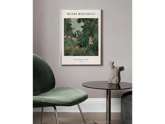 Henri Rousseau poster print | Image: Desenio | Good Homes Magazine 