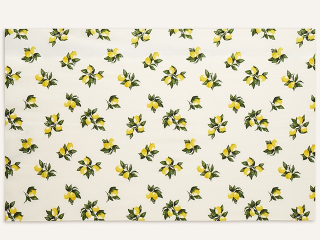 Lemon print tablecloth | Image credit: Monsoon | Good Homes Magazine