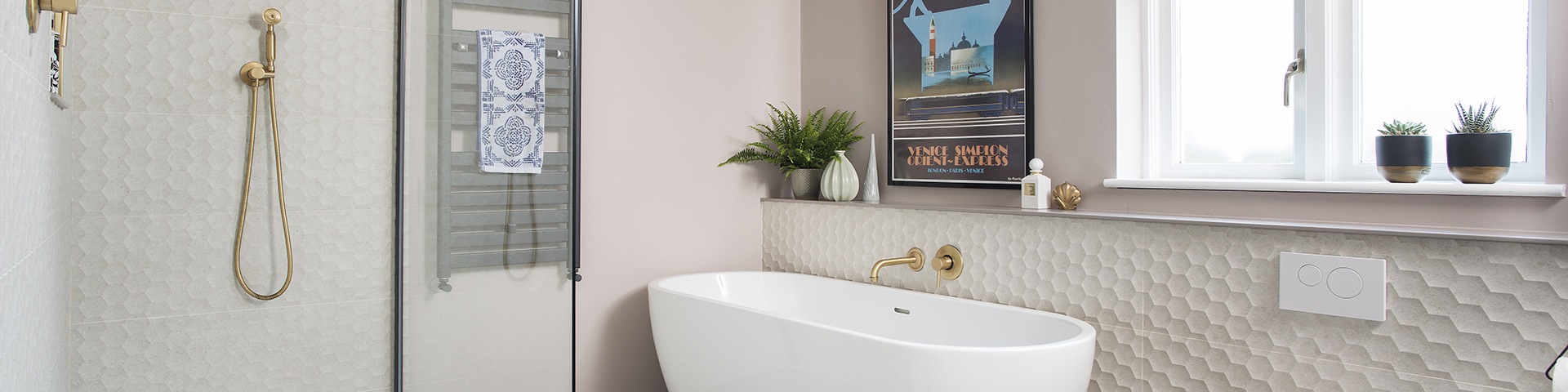 Art Deco Bathroom makeover: 'It has a hint of the Orient Express' | Image: Colin Poole | Good Homes Magazine