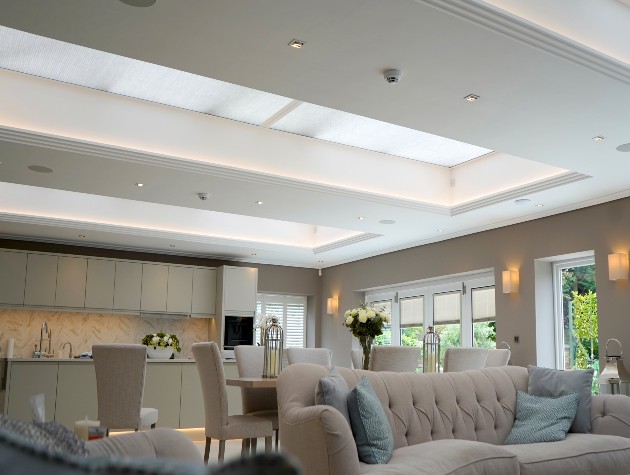 Three Lantern Roofs With Smart Blinds
