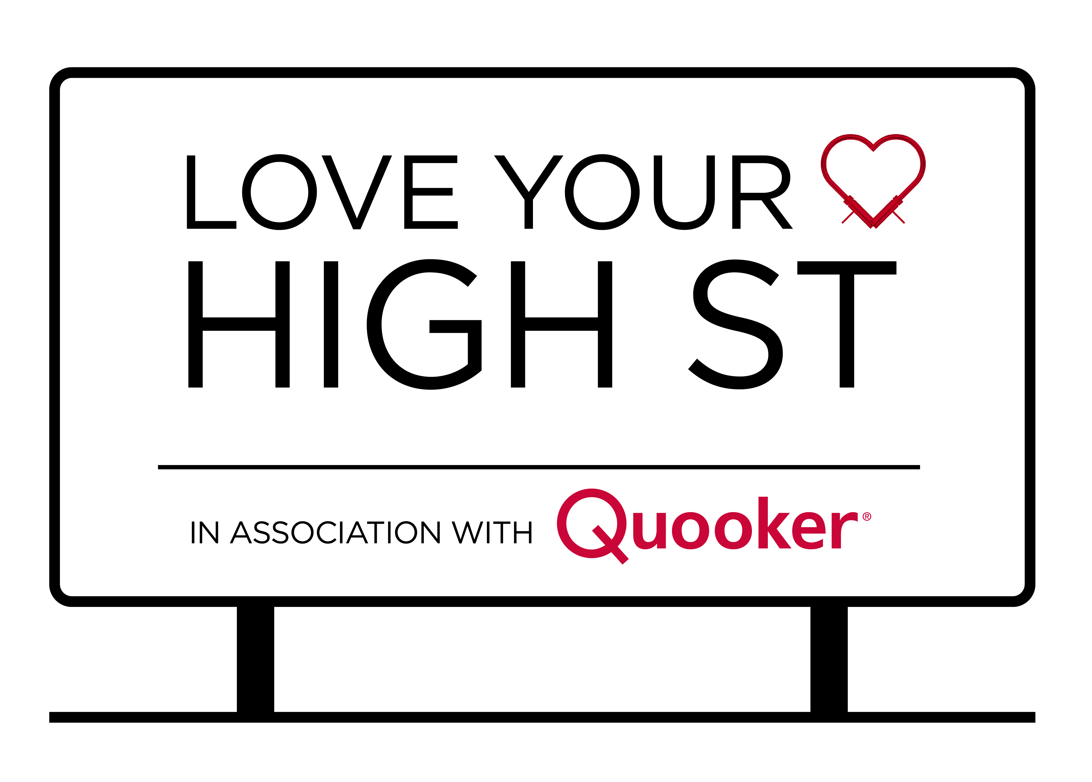 Quooker Love your High Street Logo