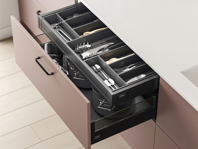 kitchen drawer with storage