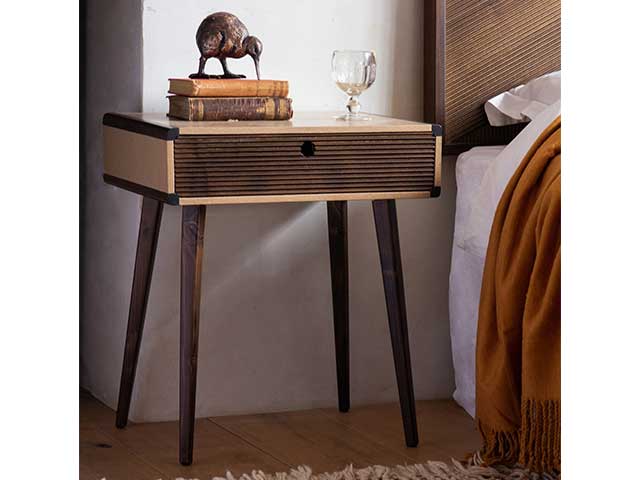 Wooden bedside table - Goodhomesmagazine.com