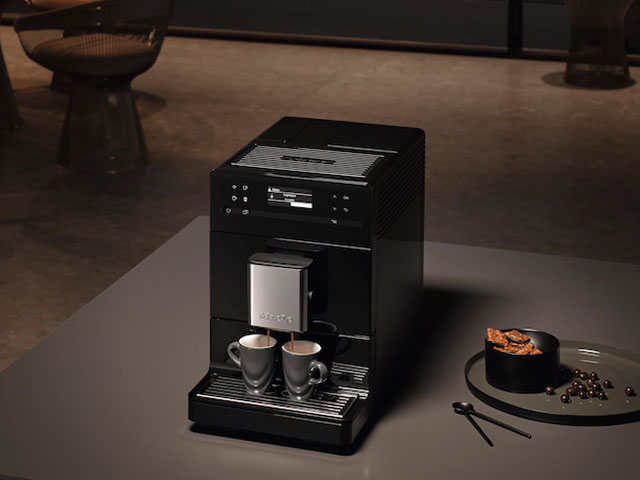 quiet coffee machines: miele silence makes multiple cups at the same time