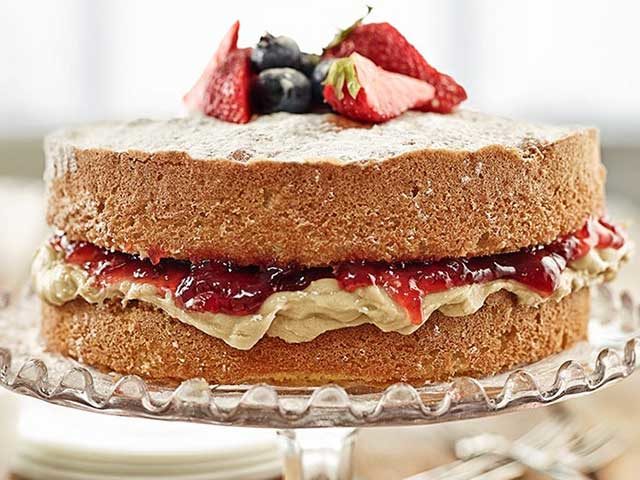 Britain's favourite cake is the Victoria sponge