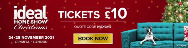 ideal home show christmas ticket offer