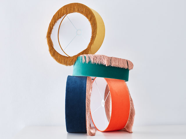 Oliver bonas tassel lampshade discount