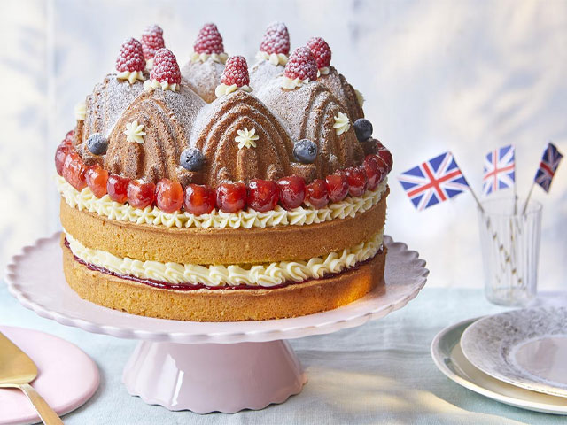 Platinum Jubilee bundt cake