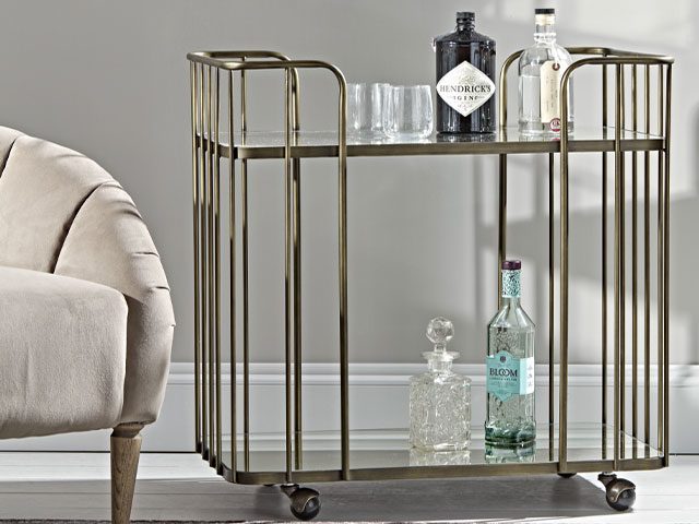 rectangle drinks trolley