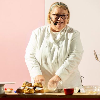 Rosemary Shrager at the Cake and Bake Show