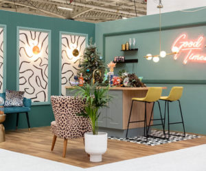 The Good Homes Luxe Vibe roomset at Ideal Home Show Christmas. 