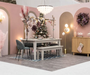 The Good Homes Opal Blush roomset from Ideal Home Show Christmas