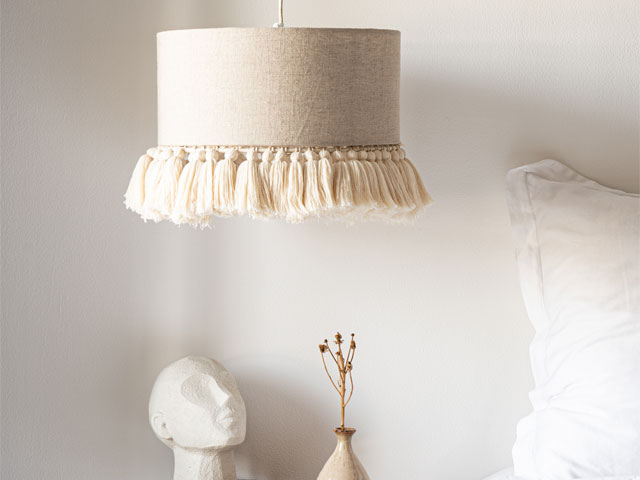 pom pom pendant light