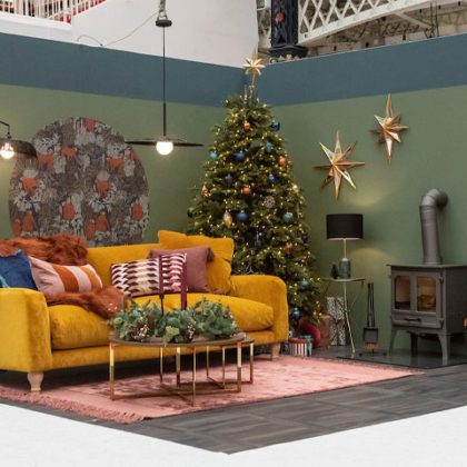 The Good Homes Winter Solstice roomset at Ideal Home Show Christmas 2021