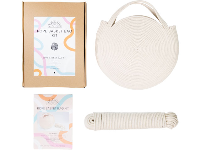 Rope basket bag kit, £35, La Basketry