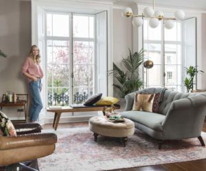 Emma Morris was inspired by California-style decor for her London townhouse interior
