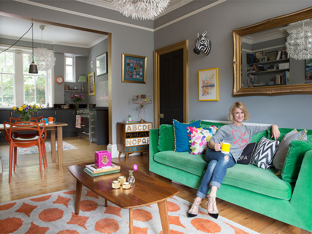 The Pink House, Emily Murray at home in Edinburgh