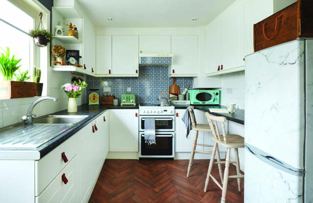 Rental kitchen decor ideas: Hayley Stuart's Hampshire cottage