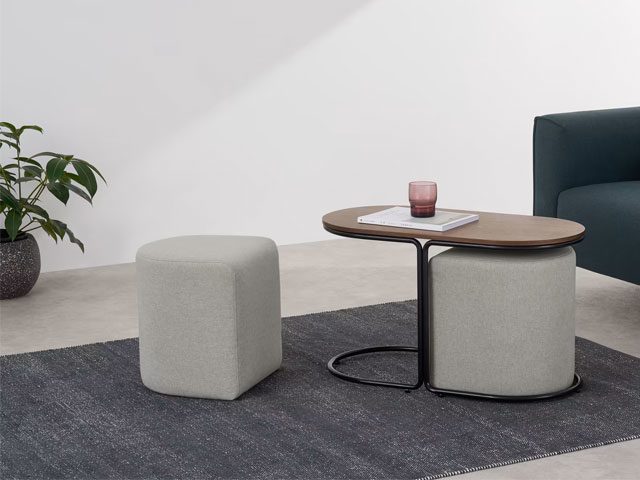 Coffee table with stools from Made.com