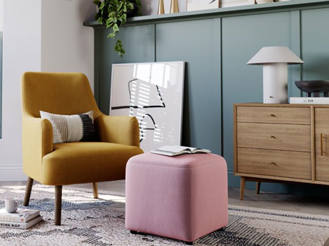 Snug accent chair Saffron