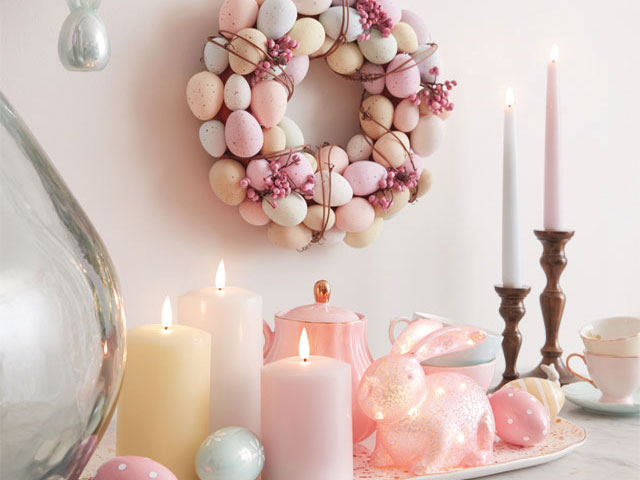 Easter wreath from Lights4fun