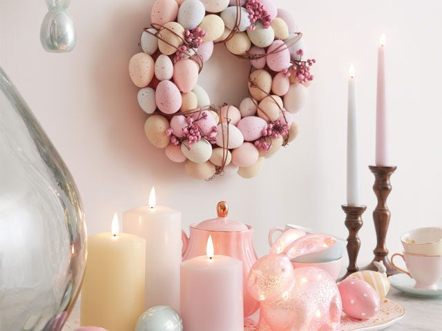 Easter wreath from Lights4fun