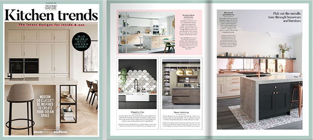 kitchen and bathroom trends magazine banner