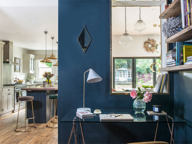 kitchen-diner extension with office nook