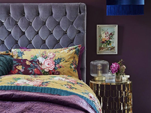 purple bedroom: george home