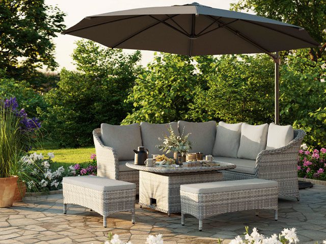 rattan garden furniture set from B&Q