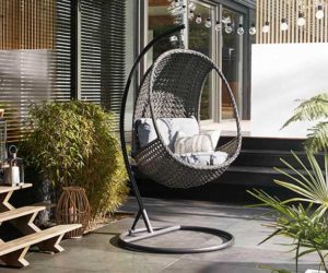 win an egg chair camber hanging egg chair on decking