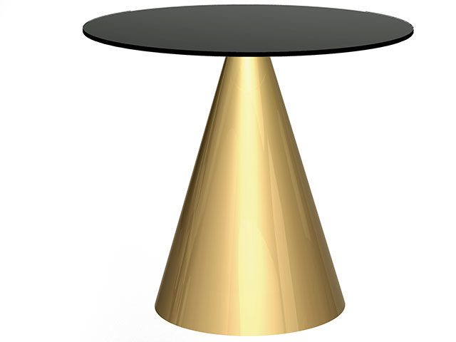 Dixie Daydream gold pedestal table