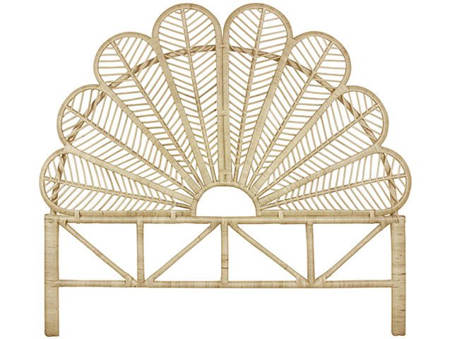 Dixie Daydream rattan headboard