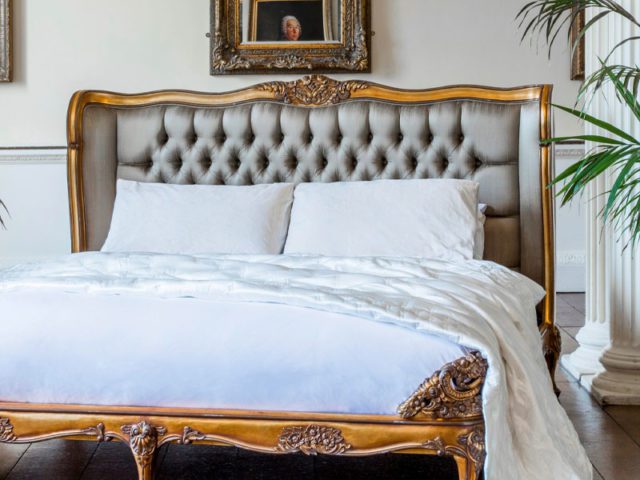 downton abbey french-style bedroom