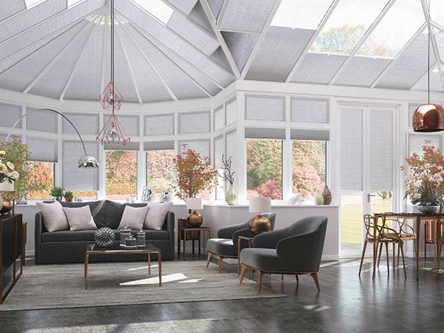 Duette Thermal Conservatory blinds by Thomas Sanderson