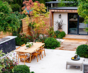 Gabrielle Grubanovich's garden makeover has turned an overgrown garden into a modern outdoor living space with garden zones
