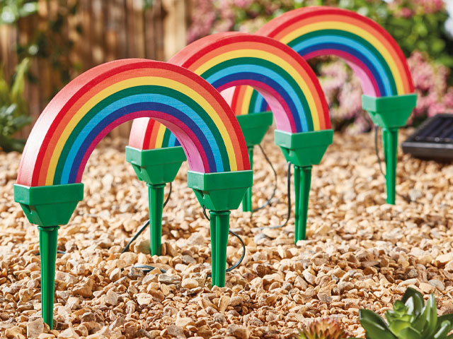 pride rainbow garden lights from wayfair