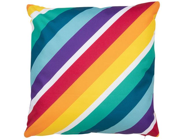 Outdoor rainbow cushion, Bean Bag Bazaar