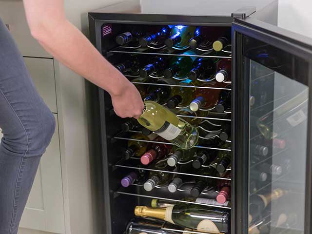 win a wine cooler white wine going into cooler