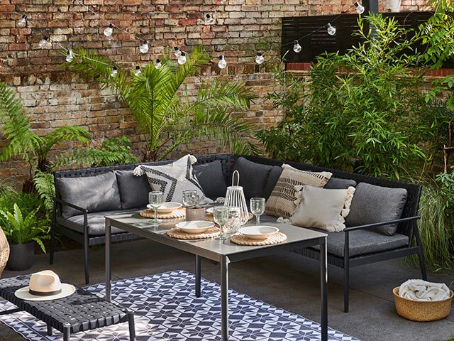 garden sofa and table set garden update for summer