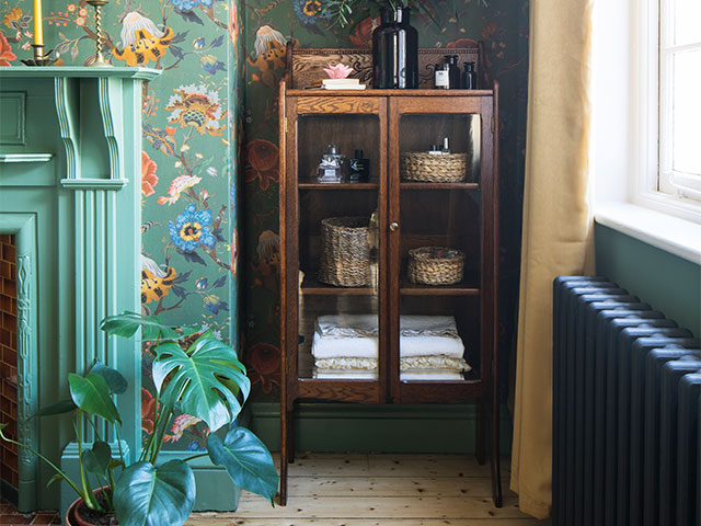 Beautiful vintage bathroom cabinet