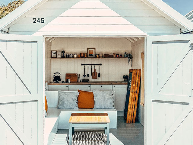 Cool Coastal Huts interiors