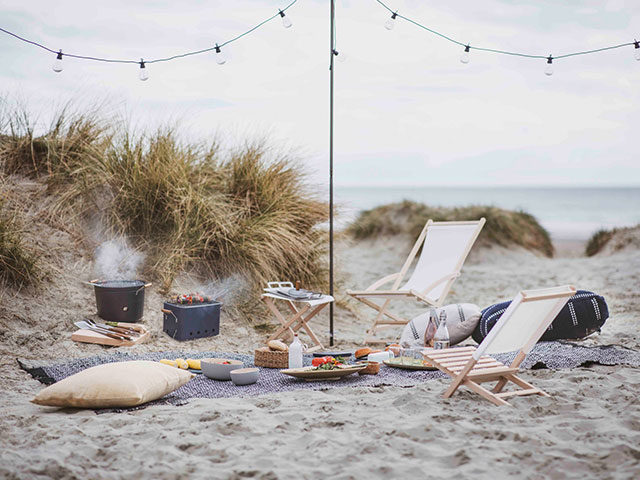 Beach barbeques are the perfect way to eat al fresco
