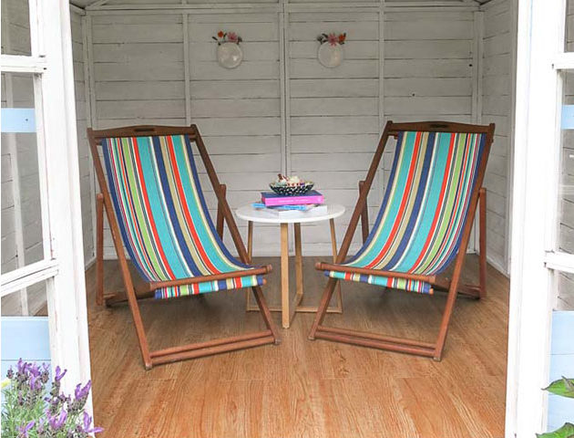 Beach hut tips on how to cover deckchairs