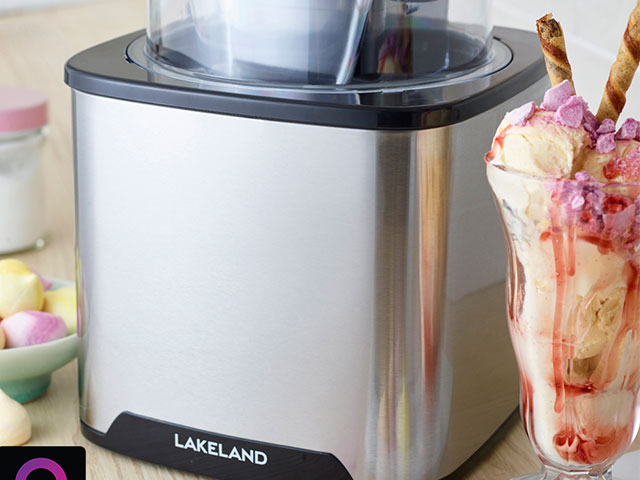 Lakeland Stainless Steel digital ice cream maker 